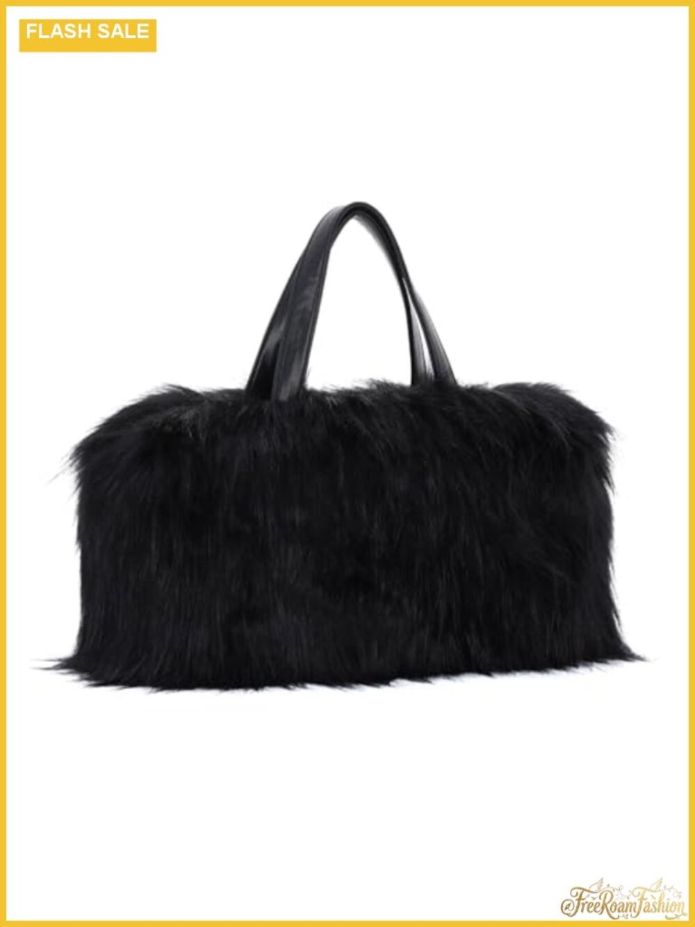 Faux Fur Tote Handbag for Women Furry Shoulder Crossbody Bag Fluffy Plush Hobo